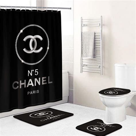 chanel shower curtain cheap|coco chanel shower curtain.